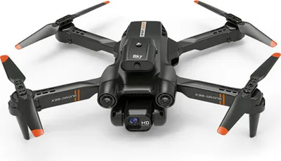 Produktbild von X39 Mini-Drohne 4k Hd Dual Esc Kamera Optische Flusspositionierung Hindernisvermeidung Faltbar Quadcopter Black 1 Batterie