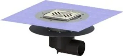 Produktbild von KESSEL 48583.51 Bodenablauf Ecoguss Klebeflansch