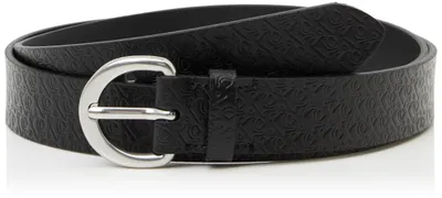 Produktbild von Calvin Klein Jeans Damen Classic Buckle AOP 30MM LV04K7019G Gürtel, Schwarz (Sch
