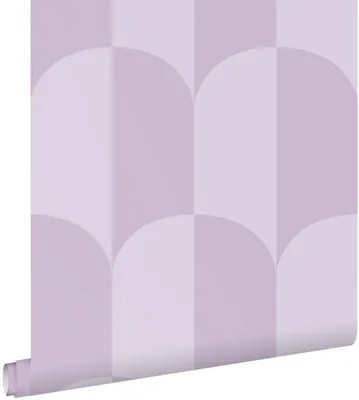 Produktbild von ESTAhome Tapete Art Decó Muster Violett 53 cm x 10.05 m