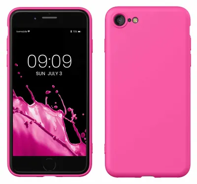 Produktbild von kwmobile Handyhülle für iPhone SE 2022 Hülle / iPhone SE 2020 / iPhone 8 / iPhone 7, für iPhone SE Hülle - Schutzhülle für kabelloses Laden - Case in