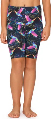 Produktbild von Merry Style Mädchen Kurze Leggings MS10-406 (Marineblau/Kolibri, 116 cm)