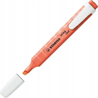 Zdjęcie produktu dla STABILO swing cool Pastel, 1 szt., Pomarańczowy, Końcówka ścięta, Pomarańczowy, Biały, Plastik, 1 mm