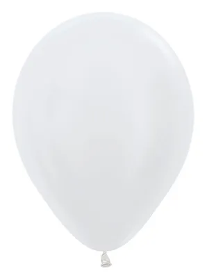 Produktbild von Sempertex Perlweiße Latexballons 30 cm, 50 Stück.