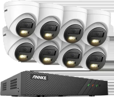 Productafbeelding van Beveiligingscamera, 6MP resolutie, bewegingsdetectie, 8-kanaals NVR, 8 camera's, geen