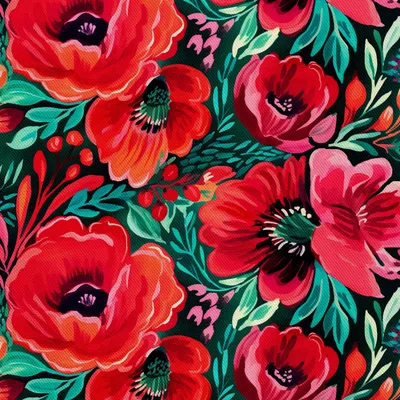 Produktbild von OUTDOOR DEKOSTOFFE OXFORD - Blumen - DX2203