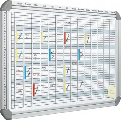 Produktbild von FRANKEN Multifunktionsplaner PRO, magnetisch/beschriftbar, Tagesfeld 57x13mm,...