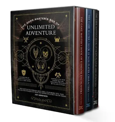 Zdjęcie produktu dla The Game Master's Box of Unlimited Adventure: Thousands of Unforgettable Maps, Tables, Story Hooks, Npcs, Traps, Puzzles and Dungeon Chambers to Creat