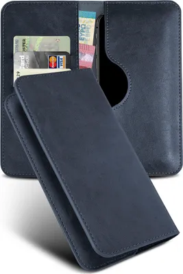 Produktbild von PURSE-CASE für Samsung Galaxy A02s, Farbe:Dunkelblau