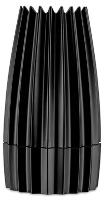 Produktbild von Alessi WAL03 B Grind Salz- und Pfeffermühle sowie Gewürzmühle - Gussaluminium, schwarz