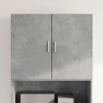 Obrázek produktu pro vidaXL Nástěnná skříňka betonová šedá 80x42,5x64 cm materiál na bázi dřeva
