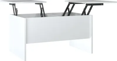 Produktbild von vidaXL Couchtisch Hochglanz-Weiß 80x50x42,5 cm Holzwerkstoff