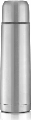 Produktbild von reer Pure Edelstahl-Isolierflasche, Isoflasche, Thermoflasche, Iso Flasche, Trinkflasche, 500 ml, 90508