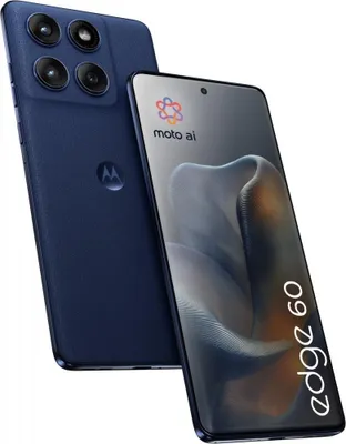 Image de Motorola edge 60 16,9 cm (6,67") Double SIM Android 15 5G USB Type-C 12 Go 256 Go 5200 mAh Bleu