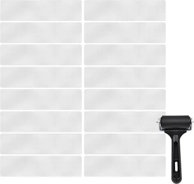 Produktbild von Antirutschstreifen für Treppen - Selbstklebend - 16 Stück - Transparent - 15 x 60 cm