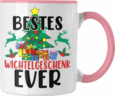 Produktbild von Trendation - Wichtelgeschenk für Frauen Kollegen Geschenk Wichteln Weihnachten Bestes Wichtelgeschenk Ever Schrottwichteln (Rosa)