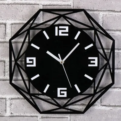Produktbild von Nordic Wanduhr Wohnzimmer moderne minimalistische Acryluhr Europäische leichte Luxusdekoration kreative Uhr