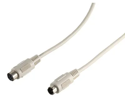 Produktbild von PS2 Mini Verl. 6pol DIN-St./6pol DIN-Buchse 5m