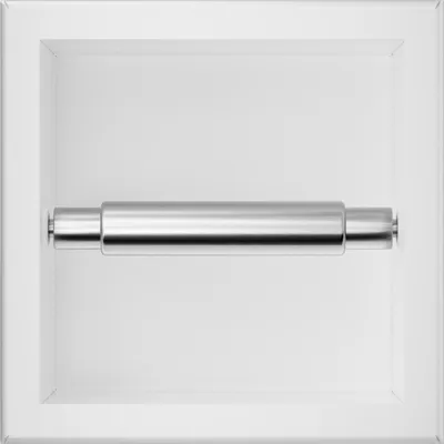Produktbild von Balneo Toilettenpapierhalter Unterputz Wandnische WALL-BOX PAPER weiß 17,3×17,3×8,6 cm