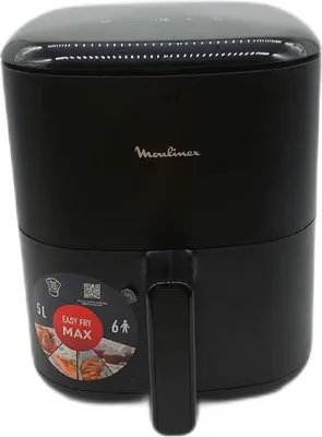 Produktbild von Moulinex Easy Fry EZ2458, Heißluftfritteuse, 5 l, 6 Person(en), Einzelbild, Schwarz, Berührung