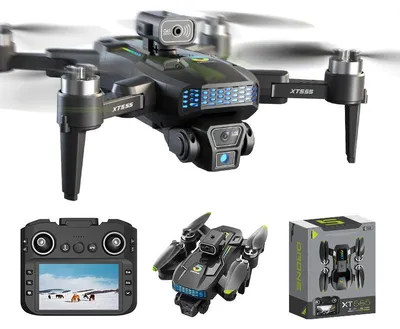 Produktbild von Zimilo 4K GPS Drohne mit Kamera, EIS Stabilisierung, 360° Hindernisvermeidung, WLAN FPV, 5.64" Controller, Follow Me, Auto Return, mit 2 Batterien