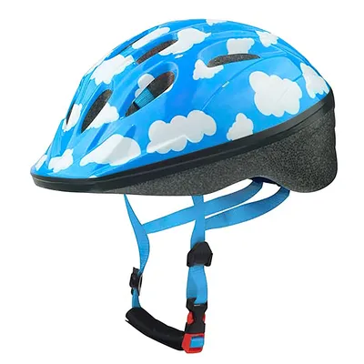 Produktbild von Kinderfahrradhelm,Fahrradhelm atmungsaktiv und stoßfest,Skateboardhelm mit verstellbarem Riemen,48-54 cm, 210 g