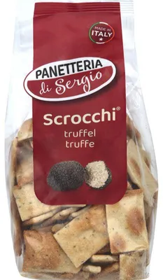 Obrázok produktu pre Pečiarstvo Sergio Scrocchi – Chrumkavé talianske tyčinky s trufľovou príchuťou, 200 g
