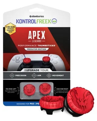 Obrázek produktu pro KontrolFreek Apex Legends: Predator Edition – Výkonné analogové páčky pro ovladače PS4 a PS5 | 1 vysoká, 1 střední, konkávní tvar | Červená/Černá
