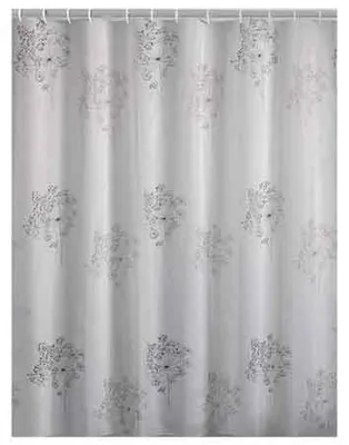 Immagine prodotto di TENDA DOCCIA IN POLIESTERE 'PARFUME' 240x200 cm - Bianco/Nero