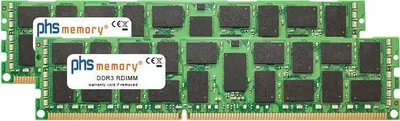 Produktbild von PHS-memory 64GB (2x32GB) Kit RAM Speicher für Supermicro H8SCM DDR3 RDIMM 1333MHz PC3L-10600R (SP159913)