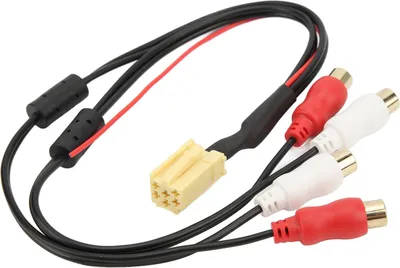 Image de 4RCA Câble MINI ISO 6Pin Audio Line Bluetooth remplacement pour Seat