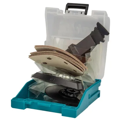 Produktbild von Makita 14-tlg. Multitool-Zubehör-Set Schwarz und Braun