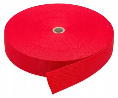 Produktbild von Ariadna Gurtband Sattlerband Rot 50mm 50m 1340
