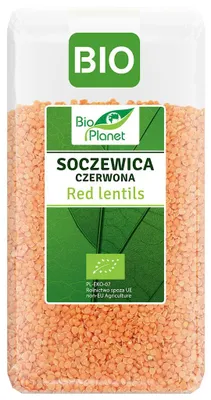 SOCZEWICA CZERWONA BIO 400 g - BIO PLANET