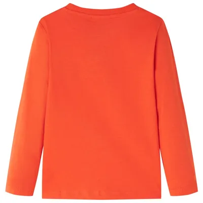 Immagine prodotto di vidaXL Camicia a maniche lunghe per bambini arancione chiaro 116