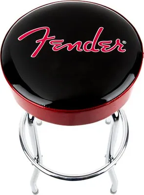 Produktbild von Fender Red Sparkle Logo 24" Barhocker