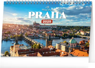 Image de Prague 2025 - calendrier de bureau