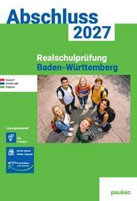 Produktbild von Realschule Baden-Württemberg | pauker Lösungsband 2027
