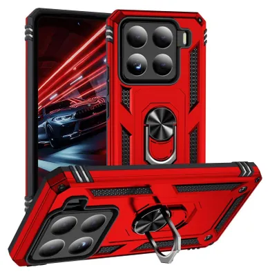 Produktbild von Armor Shield Handyhülle für Xiaomi 15 Hülle Ultra Hybrid Case Handy Schutzhülle, Rot