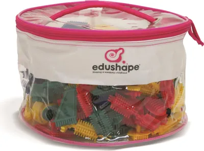 Produktbild von Magic Brix Spielsteine zum stecken und bauen. Jumbo Set mit 140 Teilen