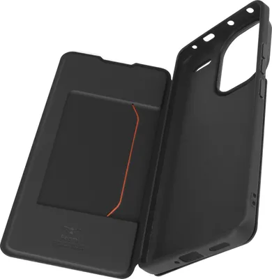 Image de Xfm, étui pour Xiaomi Redmi Note 13 Pro Plus porte-carte + dragonne, noir