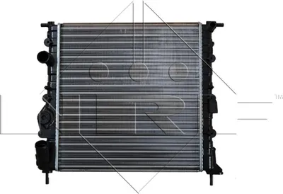 Produktbild von NRF 58196 Kühler Wasserkühler Motorkühler für RENAULT CLIO II (BB0/1/2, CB0/1/2) CLIO II Kasten (SB0/1/2)