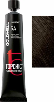 Produktbild von Goldwell Topchic The Browns, Braun, 5A, Light Ash Brown, Unisex, 60 ml, Alle Haare