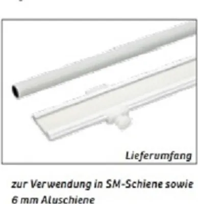 Produktbild von Erfal Schiebevorhang Schiebegardine Flächenvorhang Raumteiler transparent 60 x 245 cm Wave wellige Streifen  beige