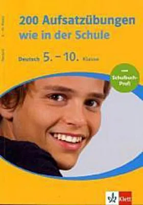 Immagine prodotto di 200 Aufsatzübungen wie in der Schule, Deutsch 5.-10. Klasse