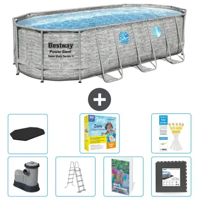 Produktbild von Bestway Power Steel Oval - 549x274x122 cm - 6-teilig S607