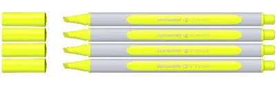 Obrázek produktu pro Schneider 112074 3 + 1 GRATIS: Schneider Shine-Up Textmarker gelb, 3 St. + GRATIS 1 St.
