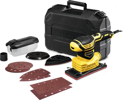 Produktbild von TROTEC 3-in-1-Multifunktionsschleifer PMSS 11-220 Schleifer für Dauerbetrieb Drei Geräte in einem: Dreieckschleifer, Exzenterschleifer und Schwingschleifer