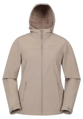 Produktbild von Mountain Warehouse - "Exodus" Softshelljacke für Damen MW3308 (38 DE) (Dunkelbeige)
