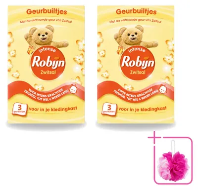 Imagen del producto de 2 unidades de bolsitas perfumadas Robijn Zwitsal – Delicado aroma para bebés – Hipoalergénicas – Paquete económico – 2 unidades